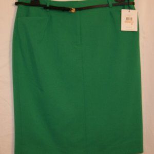 Calvin Klein pencil skirt size 12 Green